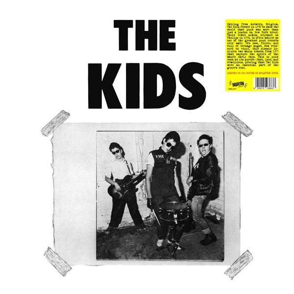 The Kids (Splatter Vinyl) Artist KIDS Format:LP Label:RADIATION REISSUES - punk to funk heaven