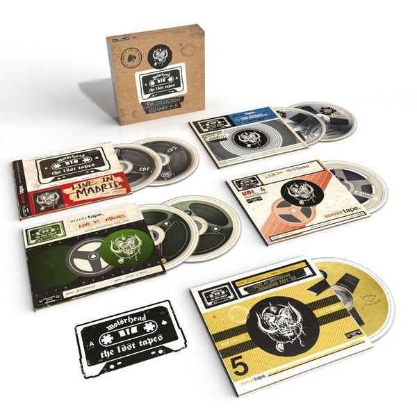 The Löst Tapes - The Collection (Vol. 1 - 5) (CD Boxset 8CD (digisleeve) + Limited Edition Sticker) Artist MOTORHEAD Format:CD Box Set Label:BMG - punk to funk heaven