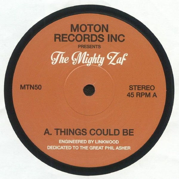 The MIGHTY ZAF Things Could Be Moton Format: 12" - punk to funk heaven