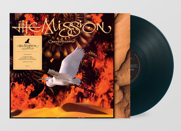 The MISSION Carved In Sand (remastered) (sea blue vinyl LP) Demon