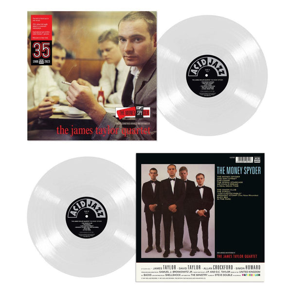 The Money Spyder Artist The James Taylor Quartet Format:Vinyl / 12" Album (Clear vinyl) Label:Acid Jazz - punk to funk heaven