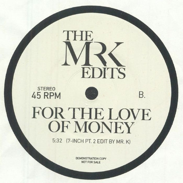 The MR K EDITS Always There (7") Most Excellent Unltd - punk to funk heaven