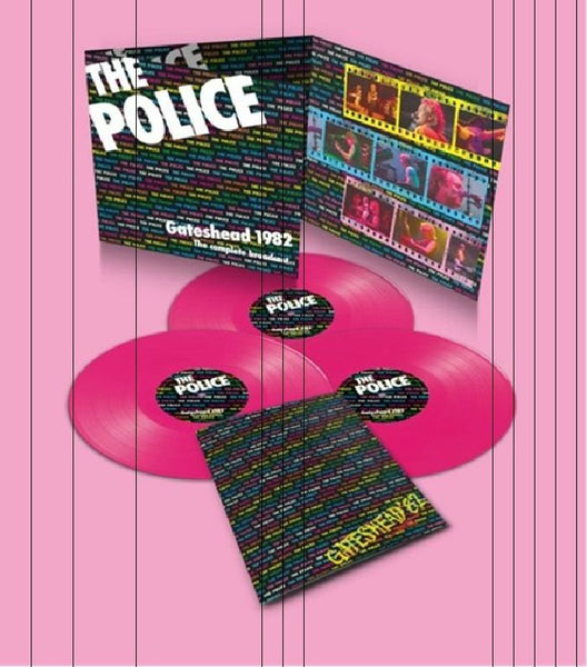 The POLICE Gateshead 1982: The Complete Broadcast (trifold pink vinyl 3xLP limited to 250 copies) FM Concert Broadcasts - punk to funk heaven