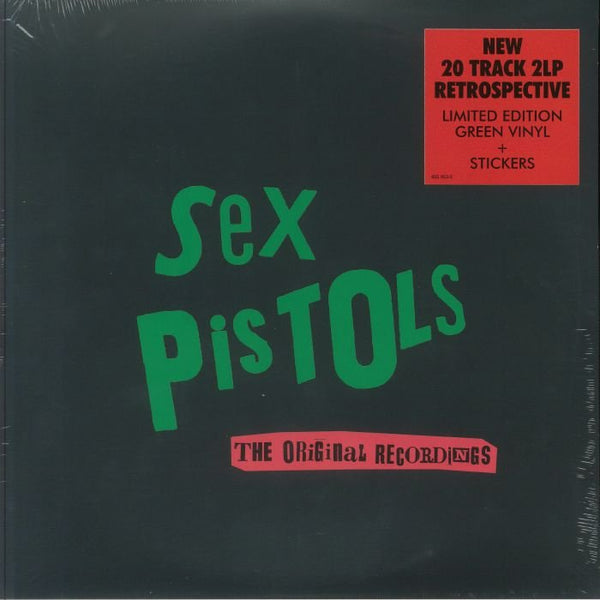 The SEX PISTOLS The Original Recordings (30th Anniversary Edition) Universal Format: limited gatefold green vinyl 2xLP + stickers - punk to funk heaven