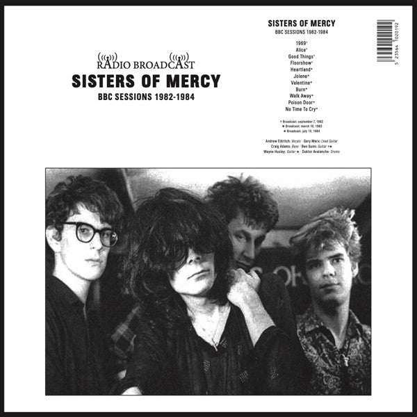 The Sisters Of Mercy – BBC Sessions 1982 - 1984 vinyl lp - punk to funk heaven