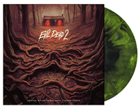 Evil Dead 2 - Original Soundtrack (Green/Black Hand Pour Vinyl) soundtrack lp