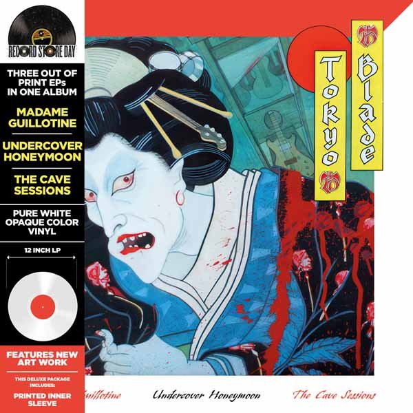 TOKYO BLADE MADAME GUILLOTINE/UNDERCOVER OF THE HONEYMOON/THE CAVE SESSIONS (RSD WHITE VINYL) Vinyl LP - punk to funk heaven