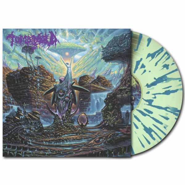 TOMB MOLD THE ENDURING SPIRIT (MINT GREEN W/ AQUA BLUE SPLATTER VINYL) VINYL LP - punk to funk heaven