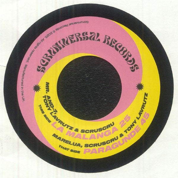 Tony LAVRUTZ / SCRUSCRU / MR AND 7 / MARELUA La Malanga 25 / Paragunde 45 Scruniversal Format: 7" - punk to funk heaven