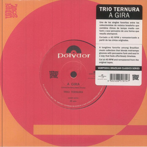 TRIO TERNURA A Gira (remastered) (7") Vampi Soul Spain - punk to funk heaven
