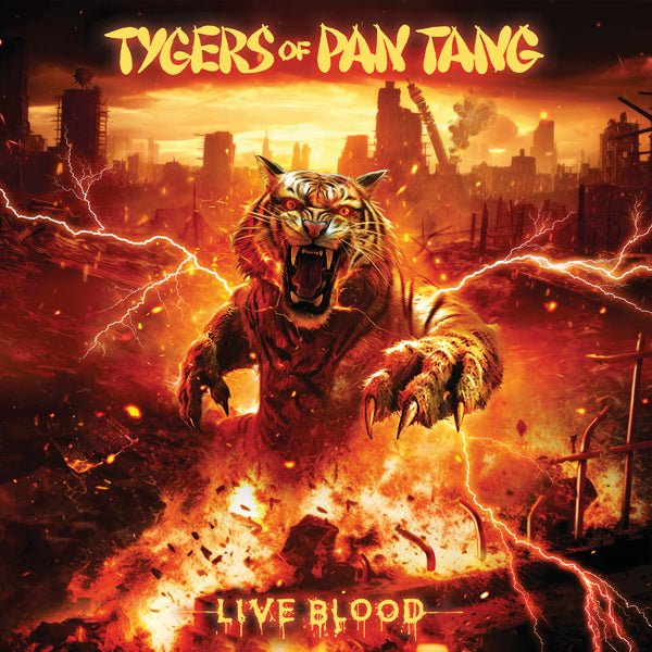TYGERS OF PAN TANG LIVE BLOOD (2LP) VINYL DOUBLE ALBUM - punk to funk heaven