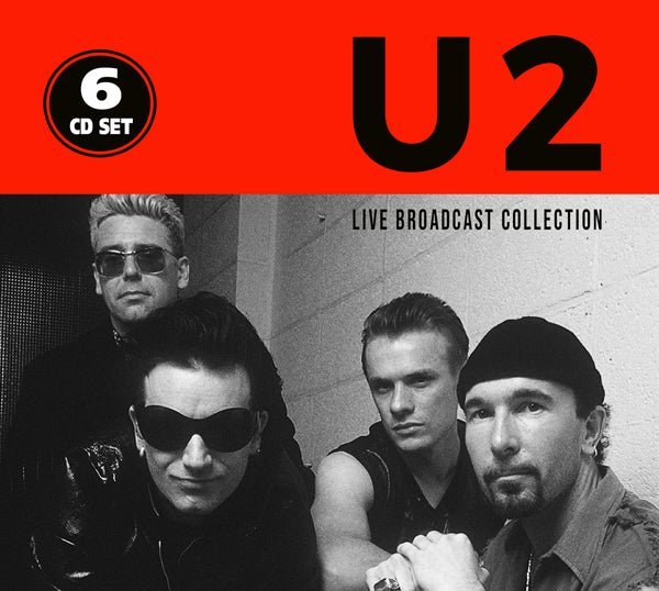 U2 LIVE BROADCAST COLLECTION (6CD) COMPACT DISC BOX SET - punk to funk heaven