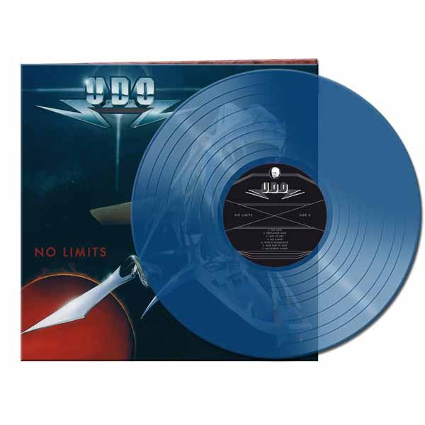 U.D.O. NO LIMITS (CLEAR BLUE VINYL) VINYL LP - punk to funk heaven