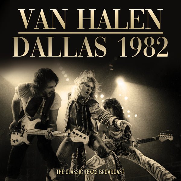VAN HALEN DALLAS 1982 COMPACT DISC - punk to funk heaven