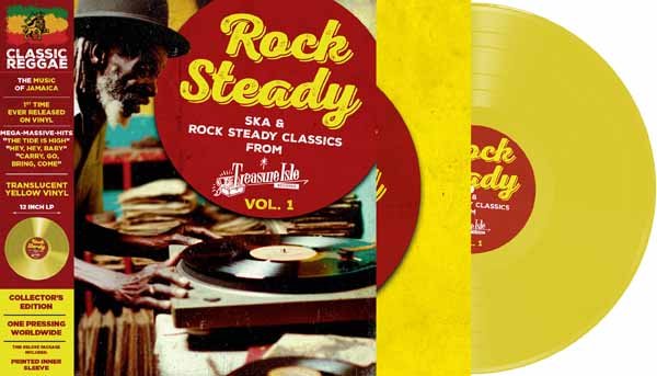 VARIOUS ARTISTS 20 SKA & ROCK STEADY CLASSICS FROM TREASURE ISLE VOL. 1 (YELLOW VINYL) VINYL LP - punk to funk heaven