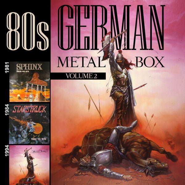 VARIOUS ARTISTS 80S GERMAN METAL BOX VOL. 2 (3LP) Vinyl - 3 LP Box Set - punk to funk heaven