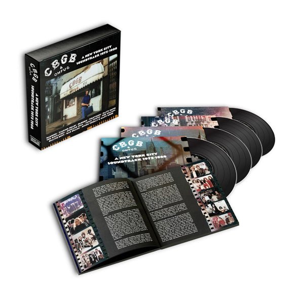 VARIOUS ARTISTS CBGB: A NEW YORK CITY SOUNDTRACK - 1975 - 1986 (4CD CLAMSHELL BOX) Compact Disc - 4 CD Box Set - punk to funk heaven