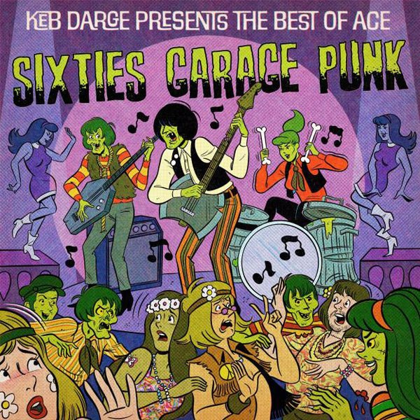 VARIOUS ARTISTS KEB DARGE PRESENTS THE BEST OF ACE SIXTIES GARAGE PUNK Vinyl LP - punk to funk heaven