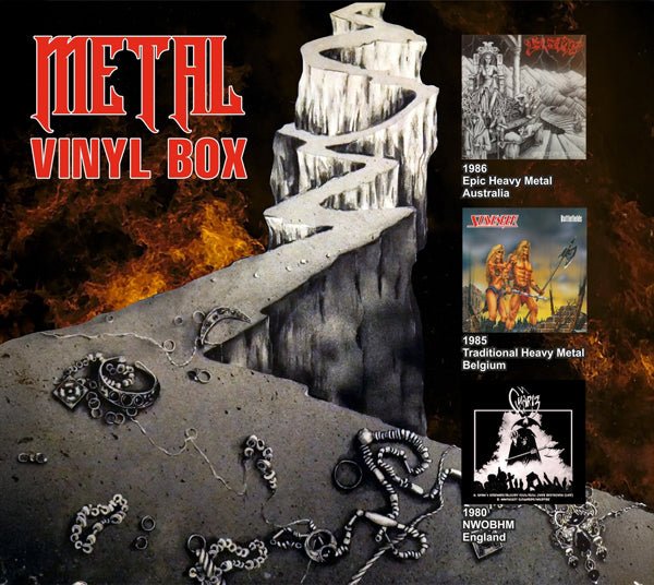 VARIOUS ARTISTS METAL - VINYL BOX (3LP) Vinyl - 3 LP Box Set - punk to funk heaven
