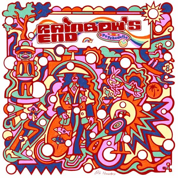 VARIOUS ARTISTS RAINBOW'S END (TRANSPARENT VINYL) Vinyl LP - punk to funk heaven
