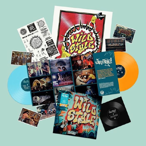 VARIOUS Wild Style (Soundtrack) (Special Edition) Mr Bongo Format: gatefold translucent blue &amp; orange vinyl 2xLP + flexi - disc + poster + film set photos + stickers (indie exclusive) - punk to funk heaven