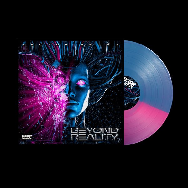 VECTOR SEVEN BEYOND REALITY (HALF MAGENTA/HALF BLUE VINYL) VINYL LP - punk to funk heaven