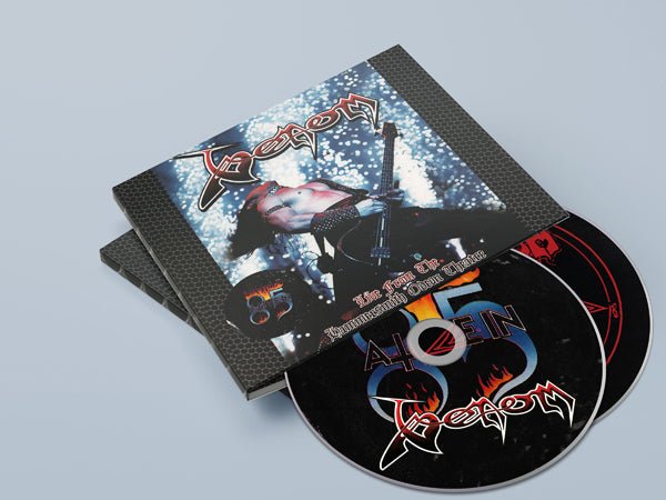 VENOM LIVE FROM THE HAMMERSMITH ODEON (CD+DVD) COMPACT DISC DOUBLE - punk to funk heaven
