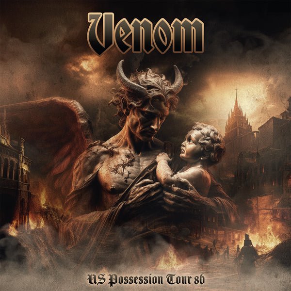 VENOM U.S. POSSESSION TOUR 86 (BLACK W/ RED SPLATTER VINYL) Vinyl LP - punk to funk heaven