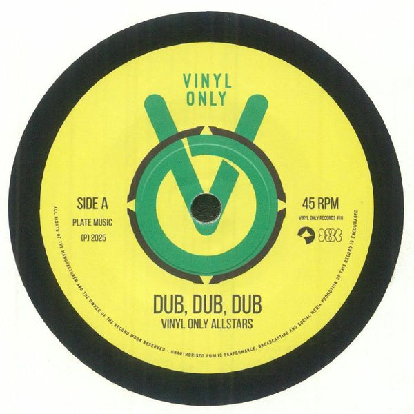 VINYL ONLY ALLSTARS Double 7 Vinyl Only Format: 7" - punk to funk heaven