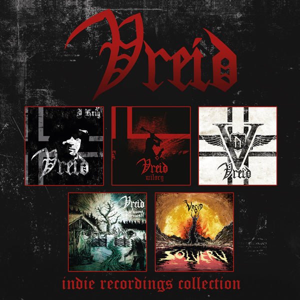 VREID INDIE RECORDINGS COLLECTION (5CD) Compact Disc - 5 CD Box Set - punk to funk heaven