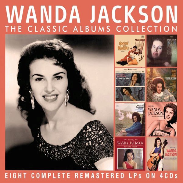 WANDA JACKSON THE CLASSIC ALBUMS COLLECTION (4CD) Compact Disc - 4 CD Box Set - punk to funk heaven