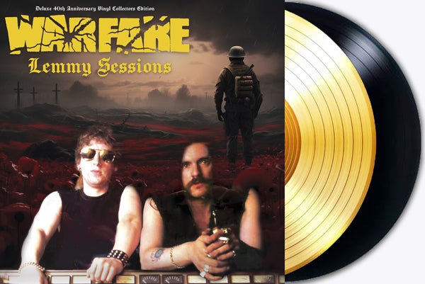 WARFARE LEMMY SESSIONS (GOLD VINYL LP+ BLACK VINYL 12") Vinyl LP - punk to funk heaven