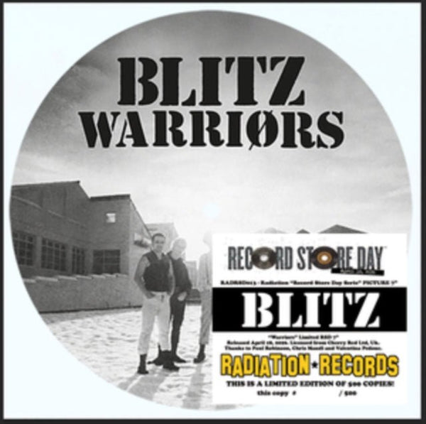 Warriors/Youth (Limited Edition) Artist Blitz Format:Vinyl / 7" Single Picture Disc Label:Radiation Reissues - punk to funk heaven