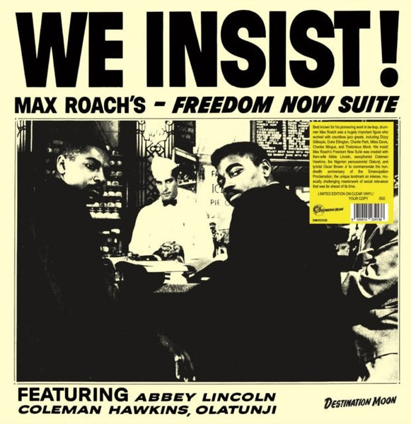 We Insist! Artist Max Roach Format:Vinyl / 12" Album (Clear vinyl) Label:Destination Moon - punk to funk heaven