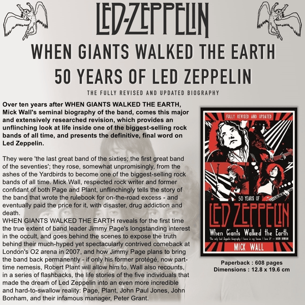 When Giants Walked The Earth: 50 Years Of Led Zeppelin. The Fully Revised And Updated Biography - punk to funk heaven