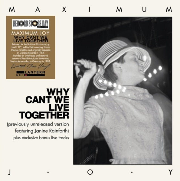 Why Can't We Live Together (Clear Vinyl) (RSD 2024) lp - punk to funk heaven
