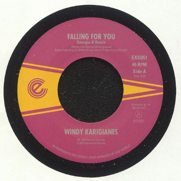 WINDY KARIGIANES Falling For You Expansion Format: 7" - punk to funk heaven