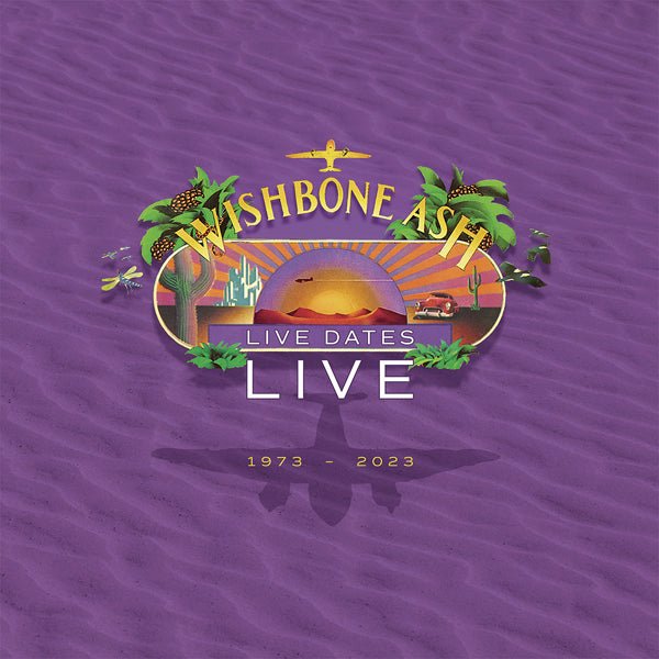 WISHBONE ASH LIVE DATES LIVE (2LP BLACK) VINYL DOUBLE ALBUM - punk to funk heaven