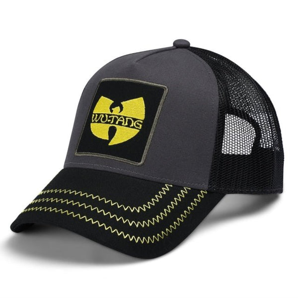 Wu Tang Clan Trucker Cap Grey - punk to funk heaven