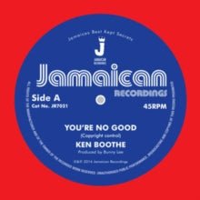 You're No Good/Out of Order Dub Artist Ken Boothe Format:Vinyl / 7" Single Label:Jamaican Recordings - punk to funk heaven