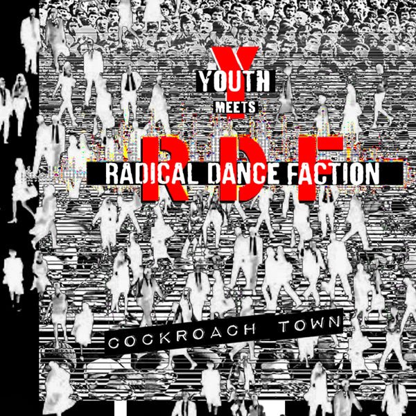 YOUTH MEETS R.D.F. COCKROACH TOWN [TRANSPARENT RED VINYL] Vinyl 12" - punk to funk heaven
