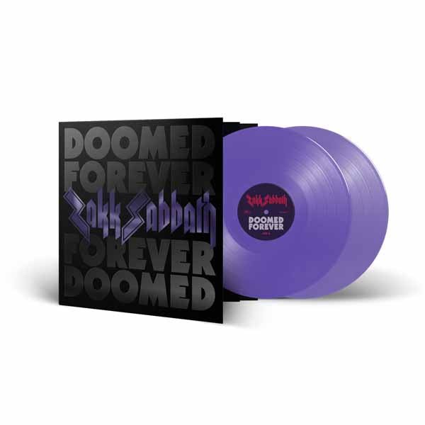 ZAKK SABBATH DOOMED FOREVER FOREVER DOOMED (PURPLE VINYL) (2LP) VINYL DOUBLE ALBUM - punk to funk heaven