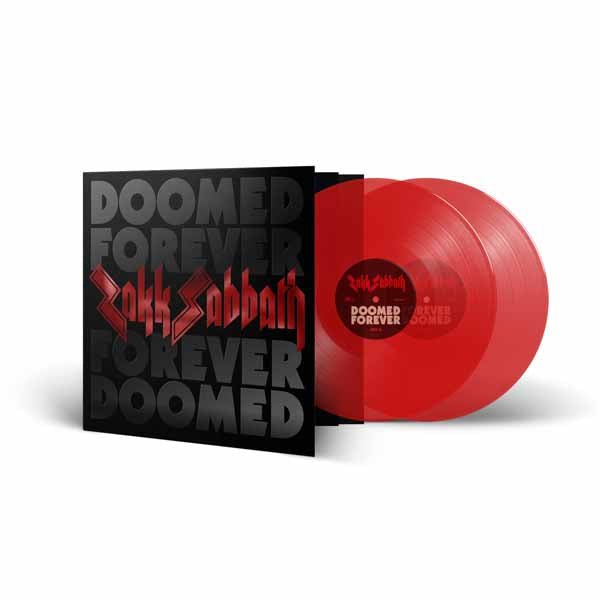 ZAKK SABBATH DOOMED FOREVER FOREVER DOOMED (TRANSPARENT RED VINYL) (2LP) VINYL DOUBLE ALBUM - punk to funk heaven