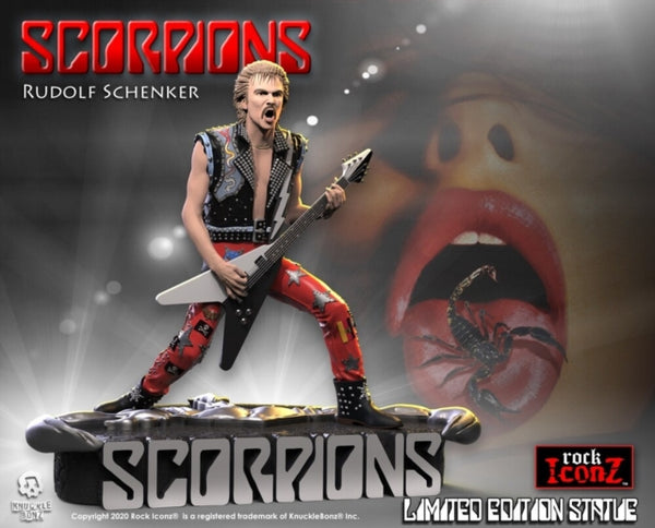 Scorpions Rudolf Rock Iconz Statue