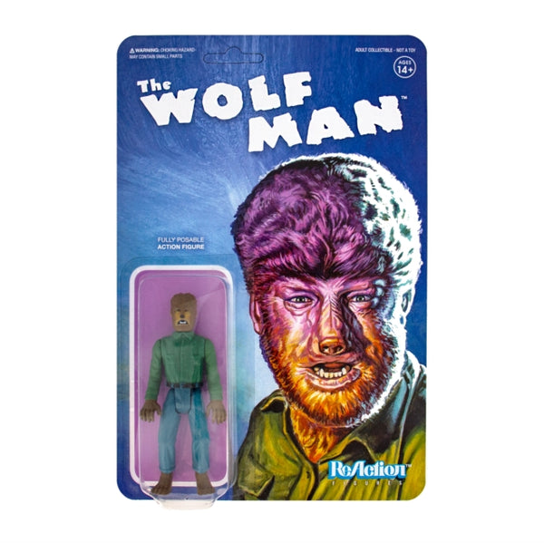 Universal Monsters Reaction Figure - The Wolf Man  super 7