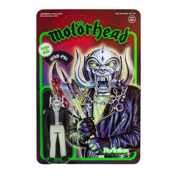 Motorhead Reaction Figure - Warpig (Glow In The Dark) super 7