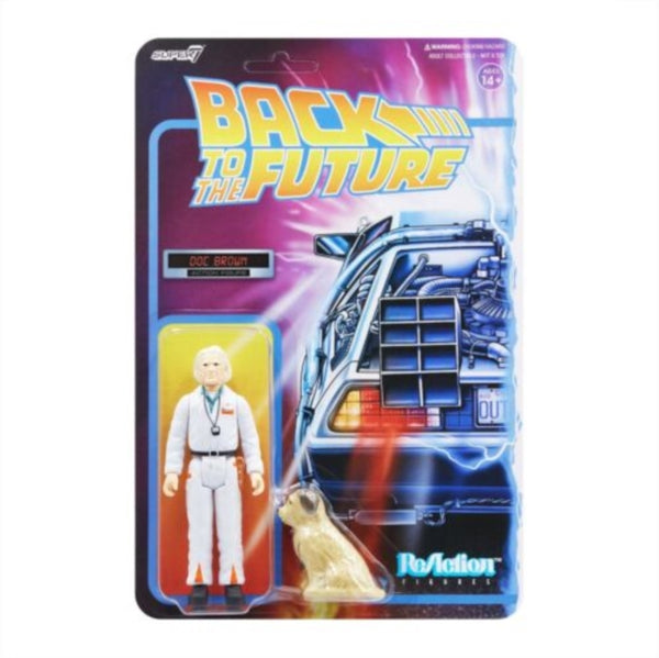 Back To The Future Reaction Figure Wave 2 - Doc Brown super 7
