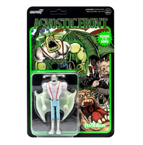 Agnostic Front Reaction Figure - Eliminator (Glow In The Dark) super 7