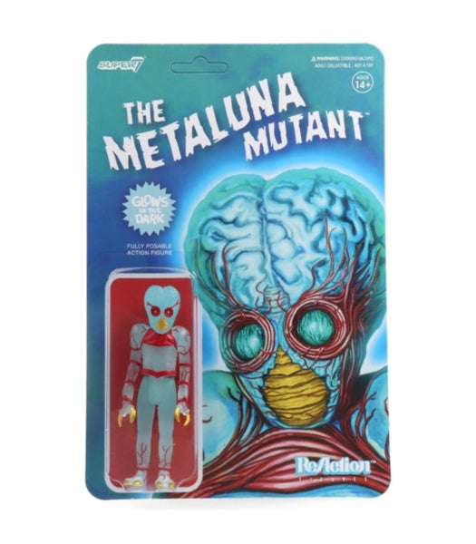 Universal Monsters Reaction Figure The Metaluna Mutant - Original (Blue Glow) super 7