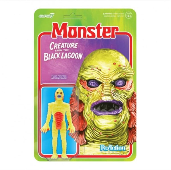 Universal Monsters Reaction Figure - Creature From The Black Lagoon (Costume Colors)  super 7